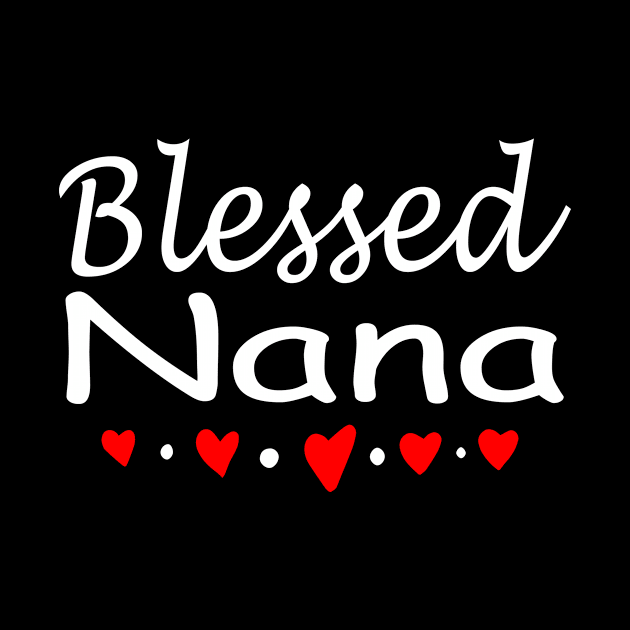 Blessed Nana Shirt Nana Christmas Gift for Grandma and mom Mothers Day design by wirefox