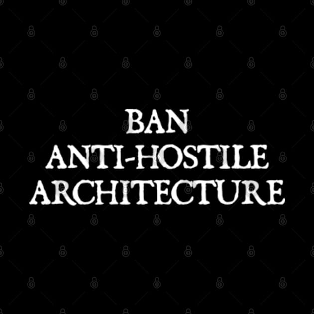 anti hostile architecture by  hal mafhoum?