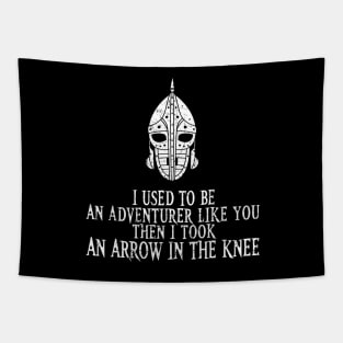 I Took an Arrow in the Knee Tapestry