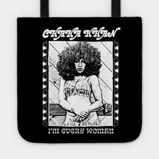 Chaka Khan //// Retro Style Fan Art Design Tote