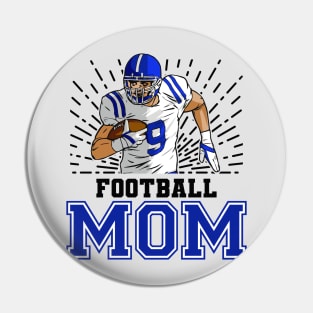 Football Mom // Retro Football Player Pin