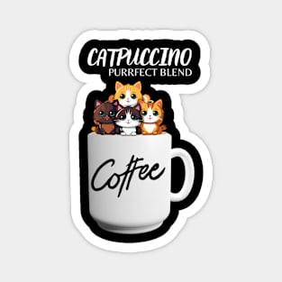 Catpuccino Coffee Magnet