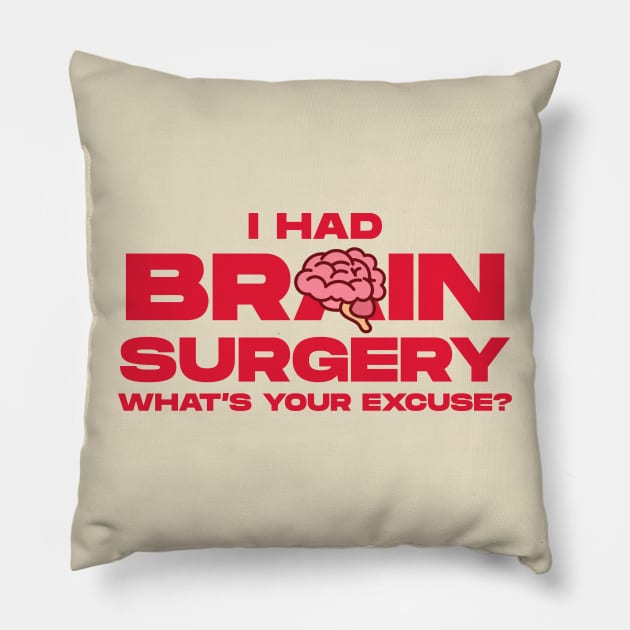 brain surgery Pillow by AsKartongs