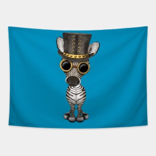 Steampunk Baby Zebra Tapestry