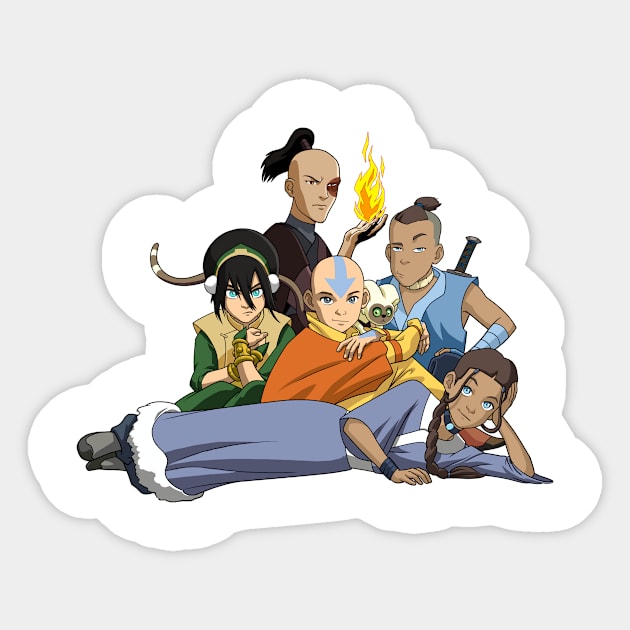 Avatar the Last Airbender Stickers