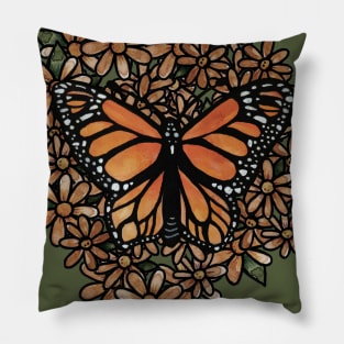 Monarch Butterfly Pillow