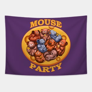 mouse party Tapestry