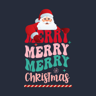 Merry Merry Merry Christmas | Christmas T-Shirt