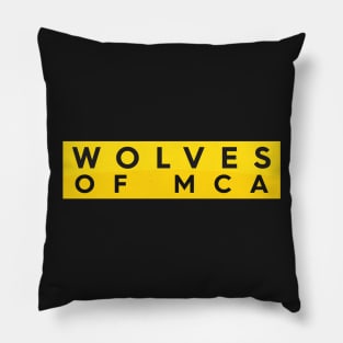 Wolves of MCA Logo Tee Pillow