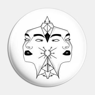 Twin flames Pin