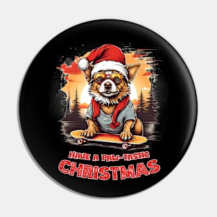 Paw-tastic Christmas Pin