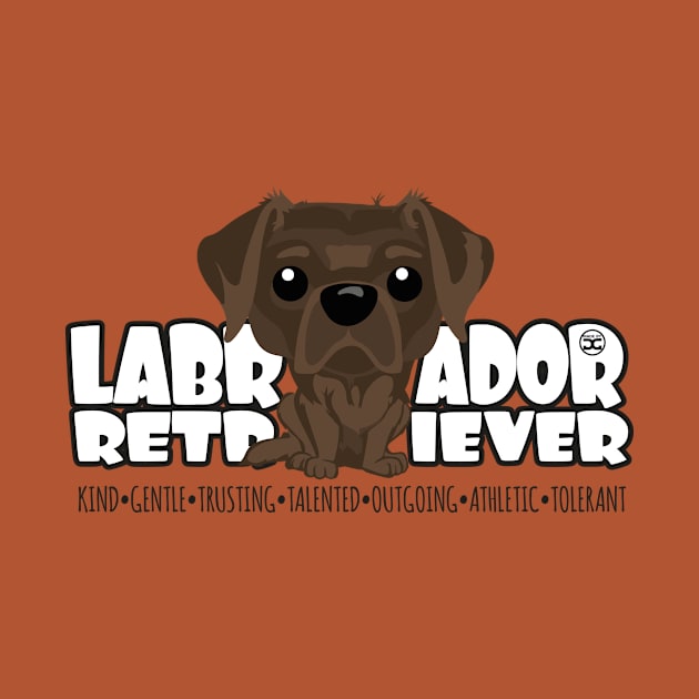 Labrador Retriever (Choco) - DGBighead by DoggyGraphics