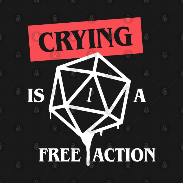 Crying is a Free Action Funny Critical Fail by pixeptional