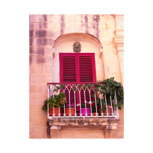 Balcony, Mdina, Malta T-Shirt