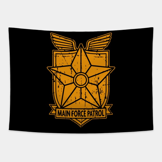 Mad Max Main Force Patrol Badge Tapestry by CultureClashClothing