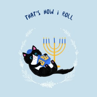 Hanukkah Gift for Cat Lover T-Shirt