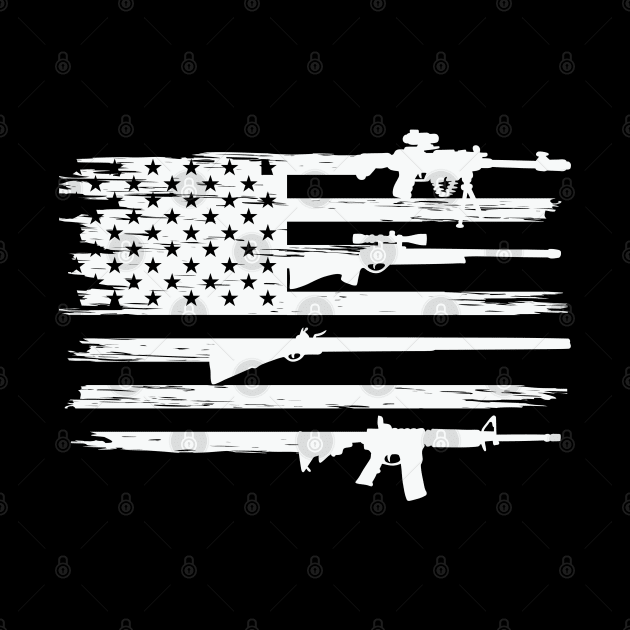 Us Veteran Guns Weapons by busines_night