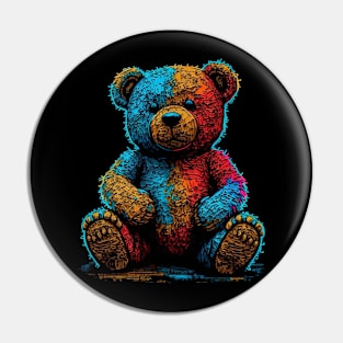 Pop Culture Teddy Bear Pin