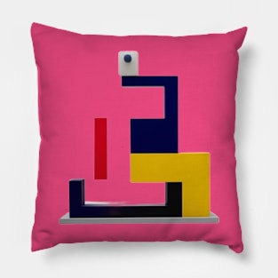 Mondrian Style Art Pillow