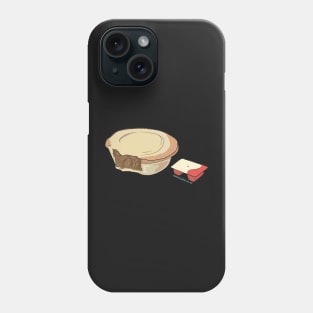 Hand Drawn New Zealand Pie and Sauce Phone Case