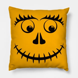 Halloween Smiley Face Pillow