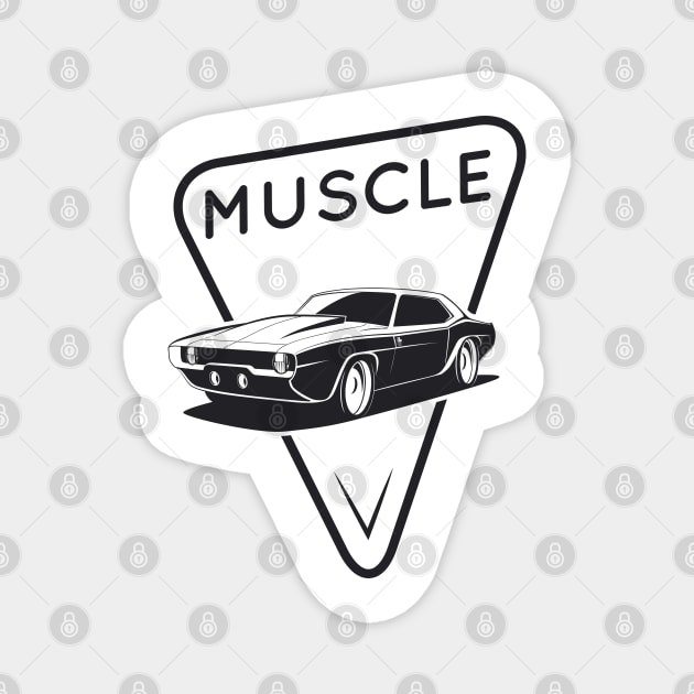 American Muscle Car Magnet by hypersporttv