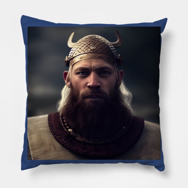 Viking Raider Pillow by Grassroots Green