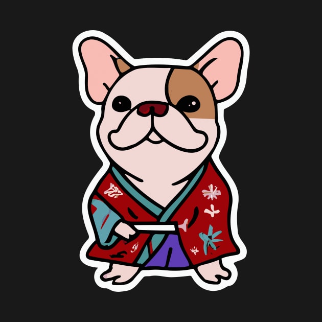 French Bulldog Kimono Dog Lover Frenchie by BetterManufaktur