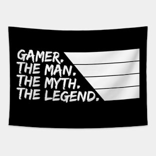 Gamer The Man The Myth The Legend Gaming Tapestry