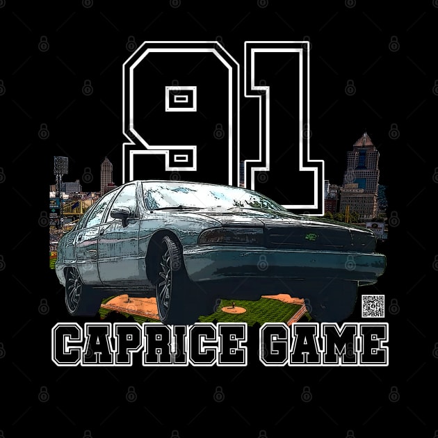 91 Caprice Game Baseball Park by Black Ice Design