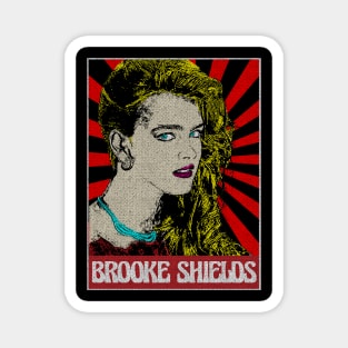 Brooke Shields 1980s Pop Art Fan Art Magnet