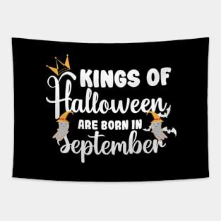 Kings of Halloween Are Born In September Tapestry