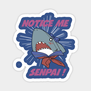 Senpai Shark Magnet