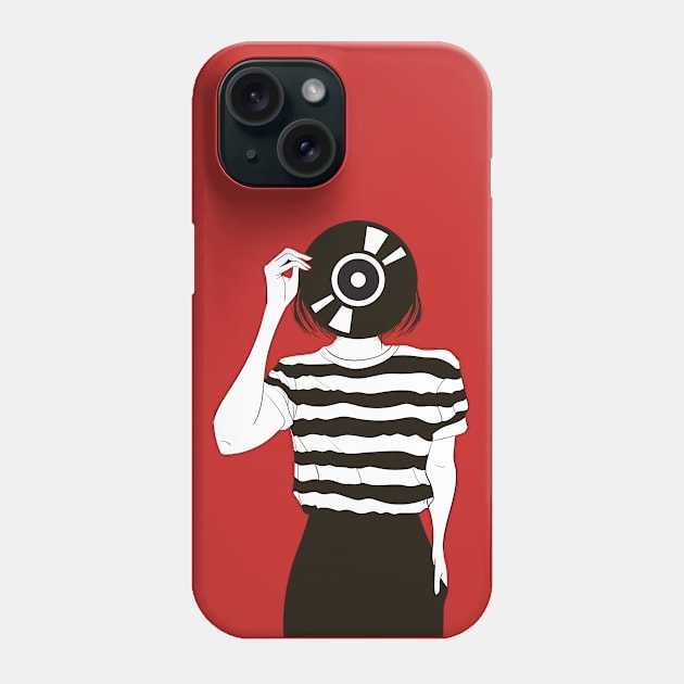 DiscWoman Phone Case by M.3.Y