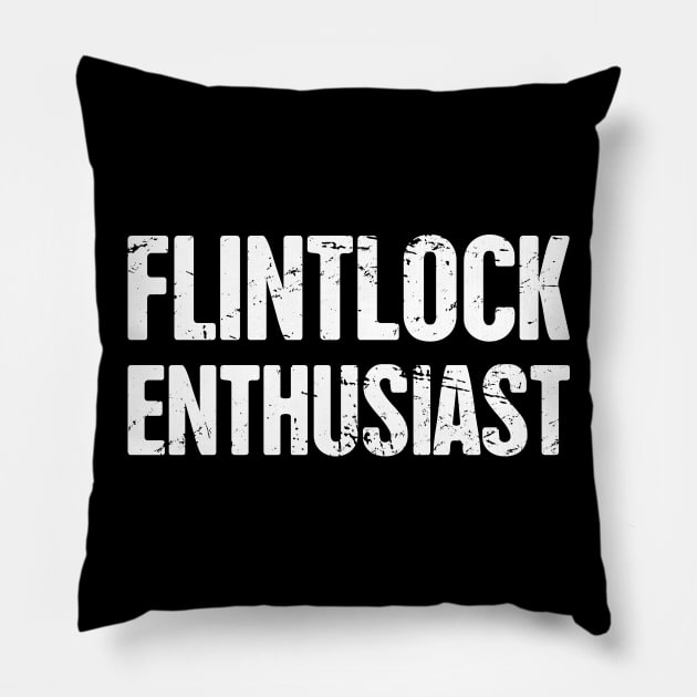 Gift For Flintlock Rifle History Gun Collector Pillow by MeatMan