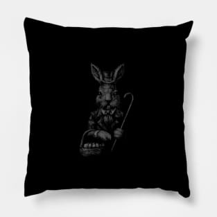 Gothic Easter Bunny Pillow