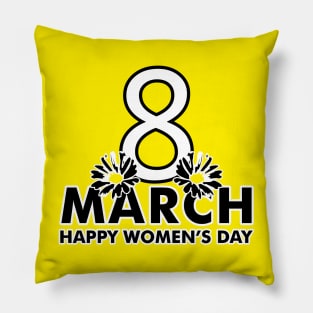 Happy Women's Day Pillow