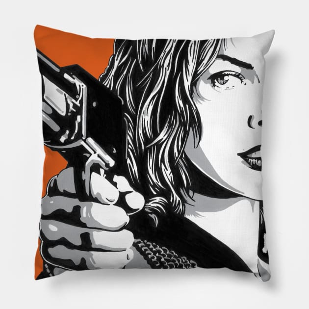 ALICE FROM RESIDENT EVIL Pillow by RustyRyan