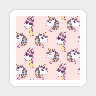 Unicorn Pattern Design Art Lover Gift Magnet