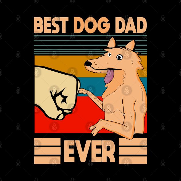 Best dog dad ever by JHFANART