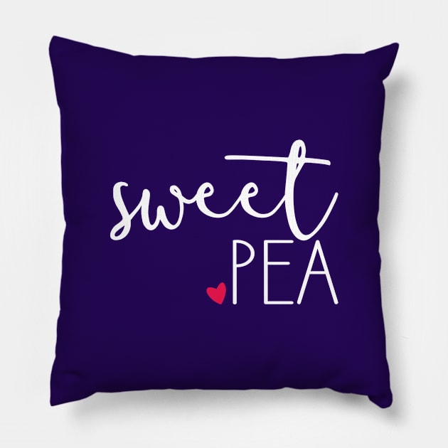 Sweet Pea Pillow by amyvanmeter
