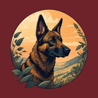 Belgian Malinois In Nature T-Shirt