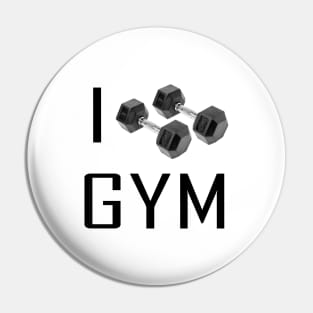 i love gym Pin