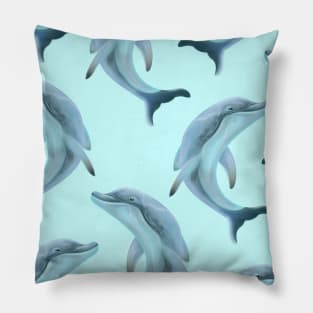 Dolphins Pattern Pillow