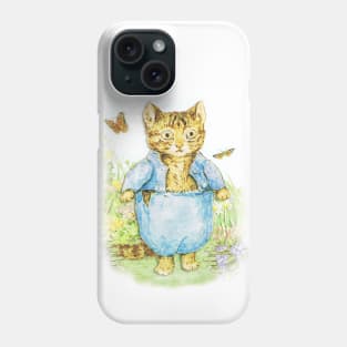 Tom Kitten in his Blue Suit by Beatrix Potter Phone Case