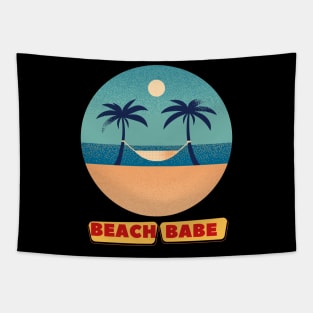 Beach babe summer vacation gifts Tapestry