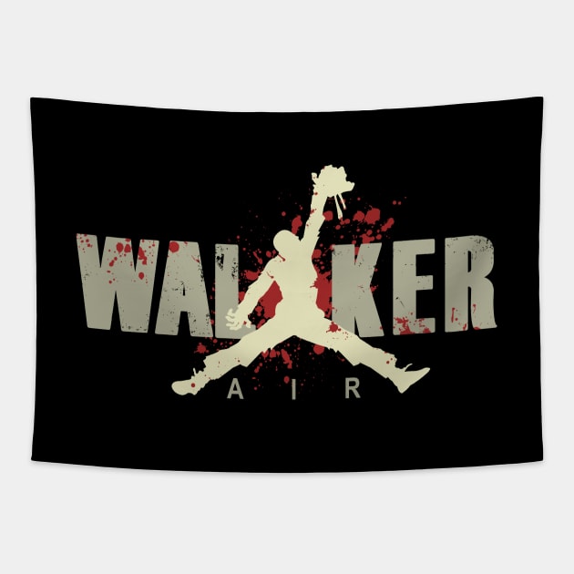 Air Walker Walking Dead Tapestry by rockyvega6