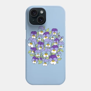 Pretty violets Phone Case