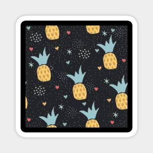 Pineapple Pattern Magnet