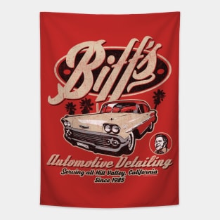 Biff's Auto Detailing Classic Car Worn Tapestry